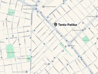 Teréz patika elhelyezkedése egy térképen